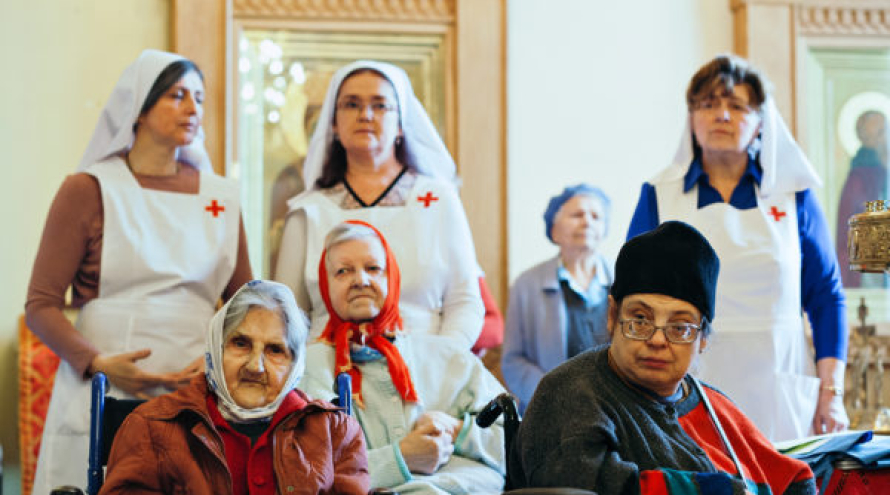 Дома милосердия в Сергиево - Покровская богадельня 